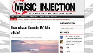 Music Injection Releases Oparu-Remember Me